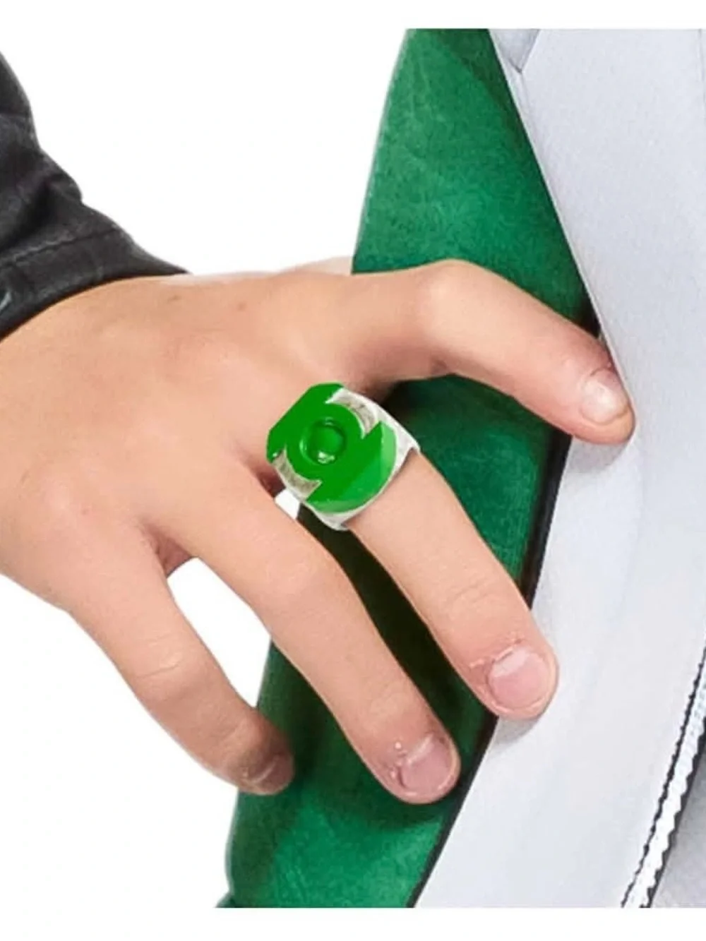 Rubie's Medium Green Lantern Deluxe Kids Superhero Jumpsuit with Jacket & ring